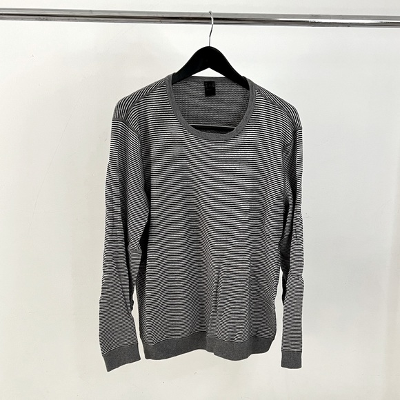 Rag and Bone Striped Crewneck Sweater - Size Large - Picture 1 of 5